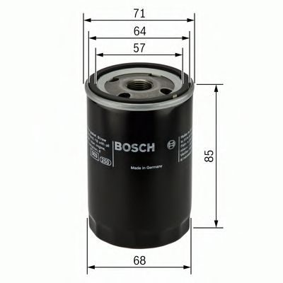 Масляный фильтр BOSCH 0 451 103 372