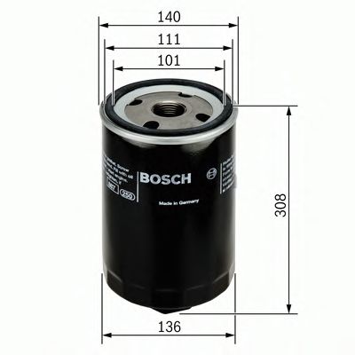 Масляный фильтр BOSCH 0 451 104 013