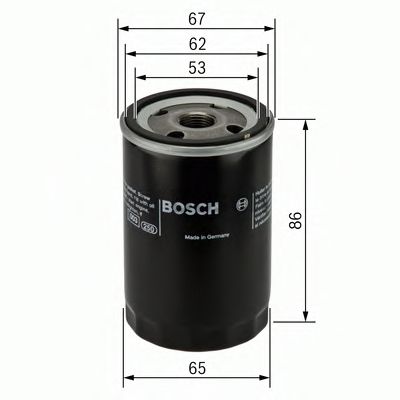 Масляный фильтр BOSCH 0 451 104 067