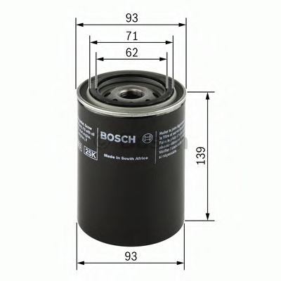 Масляный фильтр BOSCH 0 451 203 194