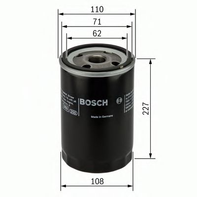 Масляный фильтр BOSCH 0 451 301 156