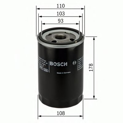 Масляный фильтр BOSCH 0 451 301 207