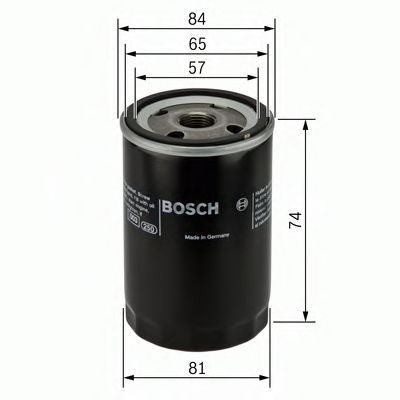 Масляный фильтр BOSCH 0 986 452 016