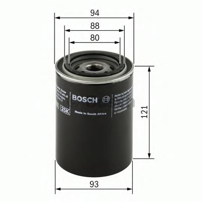 Масляный фильтр BOSCH 0 986 452 064