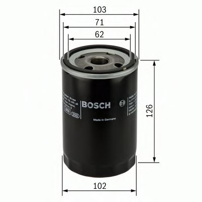 Масляный фильтр BOSCH 0 986 452 066