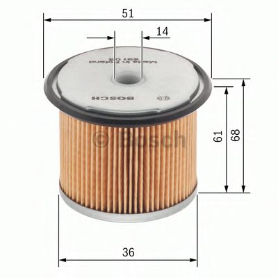 Топливный фильтр BOSCH 1 457 429 230