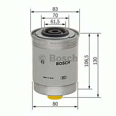 Топливный фильтр BOSCH 1 457 434 103