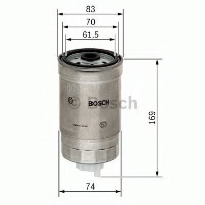 Топливный фильтр BOSCH 1 457 434 198