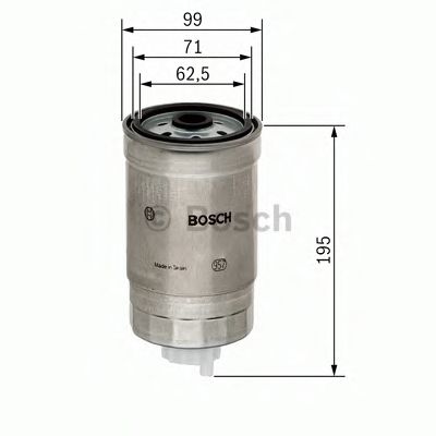 Топливный фильтр BOSCH 1 457 434 402
