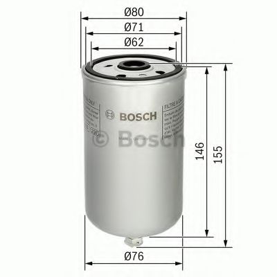 Топливный фильтр BOSCH 1 457 434 447