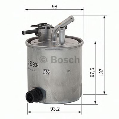 Топливный фильтр BOSCH F 026 402 059