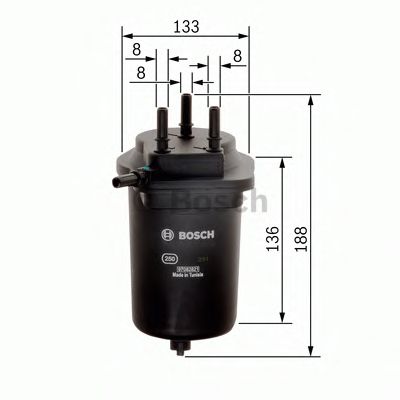 Топливный фильтр BOSCH F 026 402 080