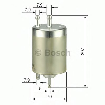 Топливный фильтр BOSCH F 026 403 000