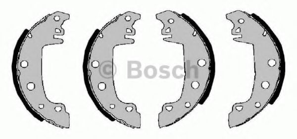 Тормозные колодки барабанные BOSCH F 026 004 546