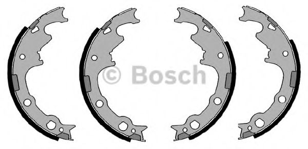 Тормозные колодки барабанные BOSCH 0 986 487 396