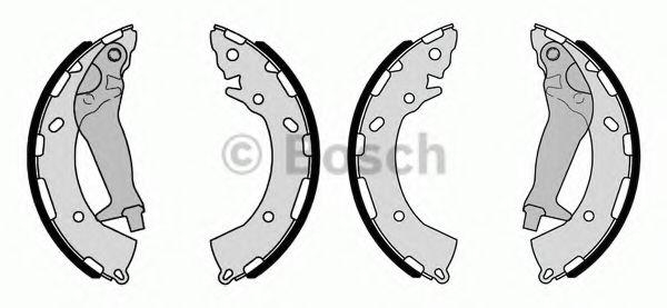 Тормозные колодки барабанные BOSCH F 026 008 023