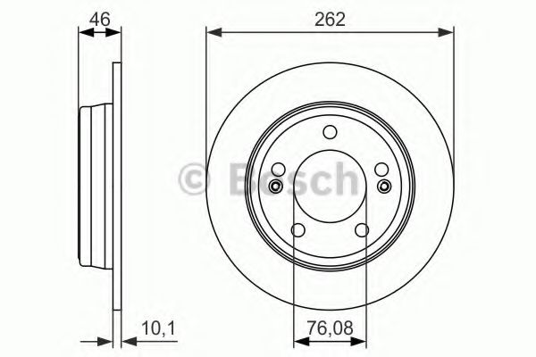Тормозной диск BOSCH 0 986 479 052
