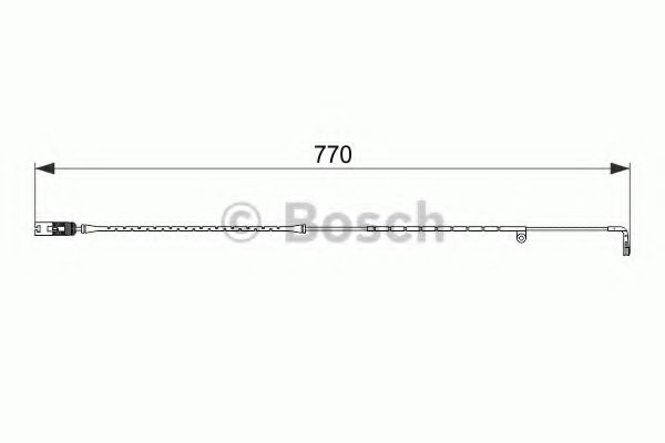 Датчик износа тормозных колодок BOSCH 1 987 474 582