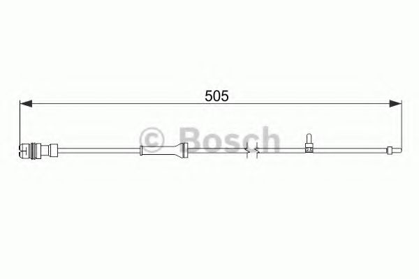 Датчик износа тормозных колодок BOSCH 1 987 474 592