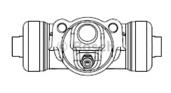 Рабочий тормозной цилиндр BOSCH F 026 002 386