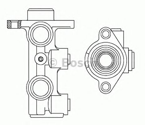 Главный тормозной цилиндр BOSCH F 026 003 351 Главный тормозной цилиндр BOSCH F 026 003 351