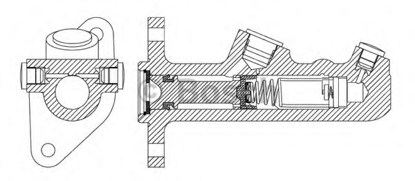 Главный тормозной цилиндр BOSCH F 026 003 941