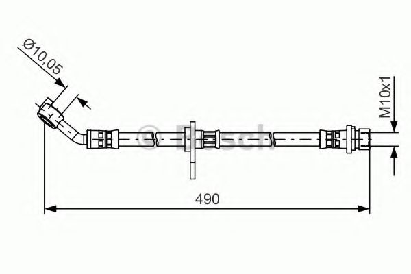 Тормозной шланг BOSCH 1 987 481 521