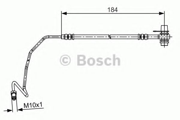 Тормозной шланг BOSCH 1 987 481 534