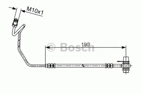 Тормозной шланг BOSCH 1 987 481 535