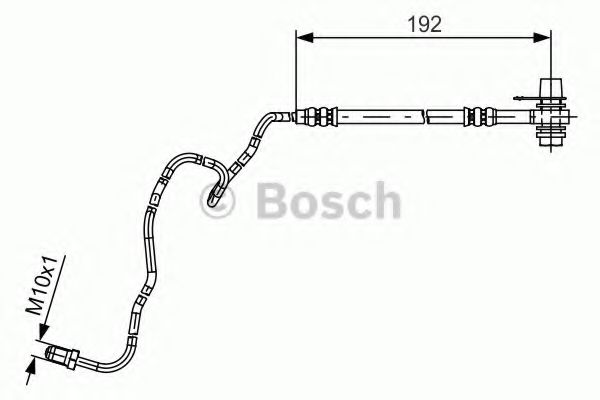 Тормозной шланг BOSCH 1 987 481 536