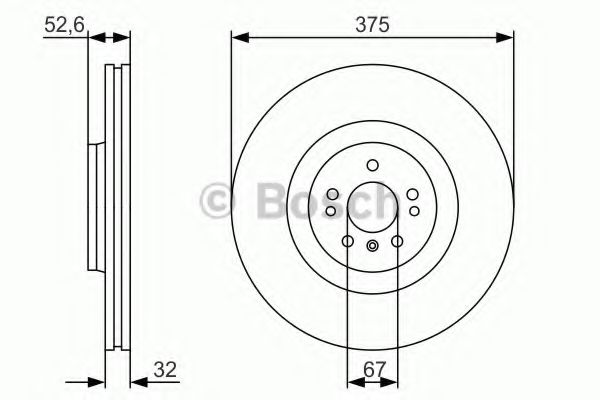 Тормозной диск BOSCH 0 986 479 R31
