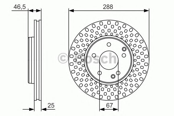 Тормозной диск BOSCH 0 986 479 R69