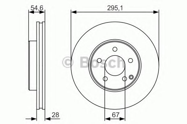 Тормозной диск BOSCH 0 986 479 R99