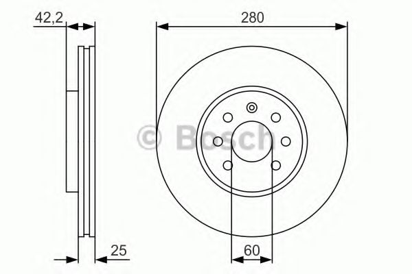 Тормозной диск BOSCH 0 986 479 S55