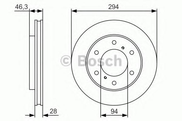 Тормозной диск BOSCH 0 986 479 S63