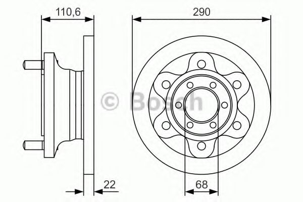 Тормозной диск BOSCH 0 986 479 S95