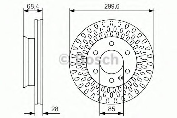 Тормозной диск BOSCH 0 986 479 R78