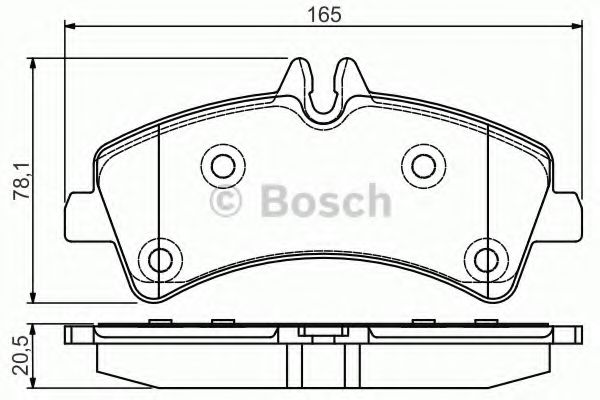 Тормозные колодки BOSCH 0 986 495 099