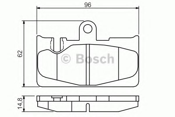 Тормозные колодки BOSCH 0 986 495 139