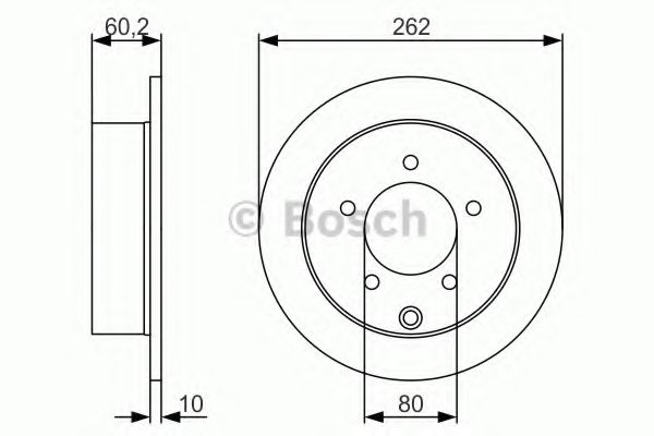 Тормозной диск BOSCH 0 986 479 A41