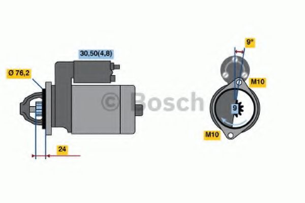 Стартер BMW 12417610353 Стартер BMW 12417610353