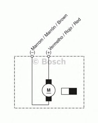 Вентилятор охлаждения двигателя BOSCH 9 130 081 058 Вентилятор охлаждения двигателя BOSCH 9 130 081 058
