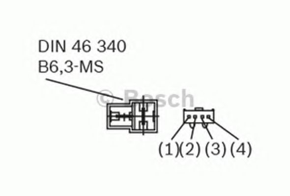 Двигатель стеклоочистителя BOSCH F 006 B20 360 Двигатель стеклоочистителя BOSCH F 006 B20 360