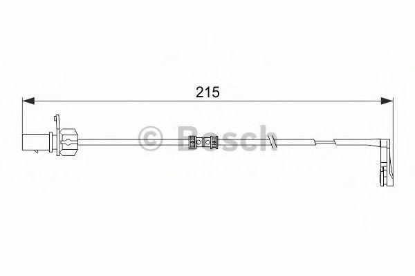 Датчик износа тормозных колодок BOSCH 1 987 474 489