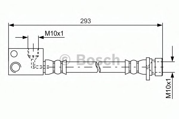 Тормозной шланг BOSCH 1 987 481 622