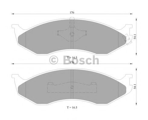 Тормозные колодки BOSCH 0 986 505 081