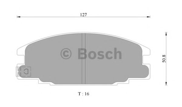 Тормозные колодки BOSCH 0 986 AB9 155