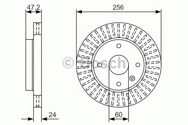 Тормозной диск BOSCH 0 986 479 A54