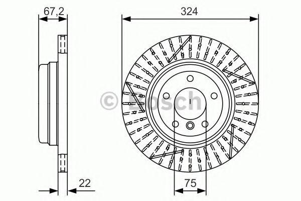 Тормозной диск BOSCH 0 986 479 A78