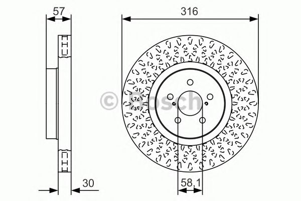 Тормозной диск BOSCH 0 986 479 A81